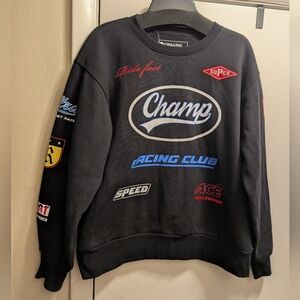 3/$20 NWT Black Graphic Print Crewneck Sweater